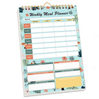Tear‑Off Horizontal Meal Planner Pad