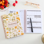Daily Meal Planner & Food Journal Notebook | Diet, Nutrition, Water & Lifestyle Tracking Spiral Logbook