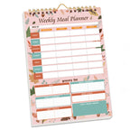 Tear‑Off Horizontal Meal Planner Pad
