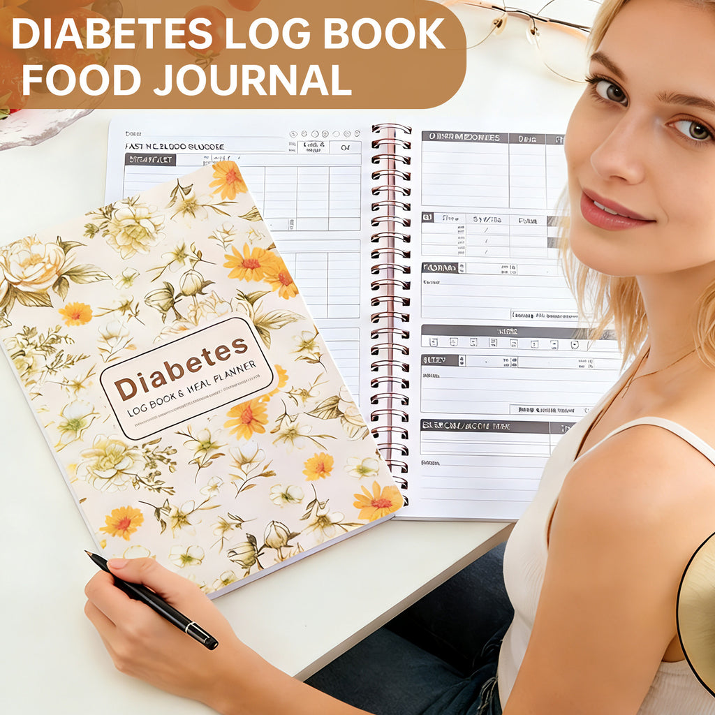 Daily Meal Planner & Food Journal Notebook | Diet, Nutrition, Water & Lifestyle Tracking Spiral Logbook
