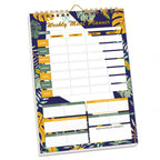 Tear‑Off Horizontal Meal Planner Pad