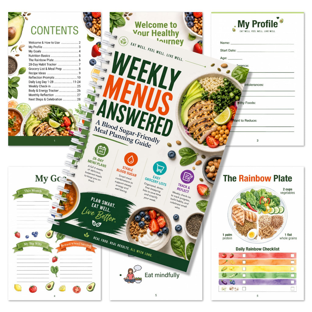 28-Day Healthy Meal Planning Journal